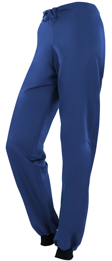Alsico OK pantalon Rhus navy, donkerblauw, elastische boorden, trekkoord in taille, casual stijl.