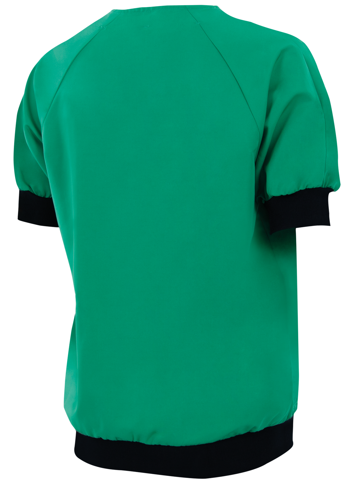 Alsico OK jack Andreas, diep groen met zwarte elastische boorden, comfortabel materiaal.