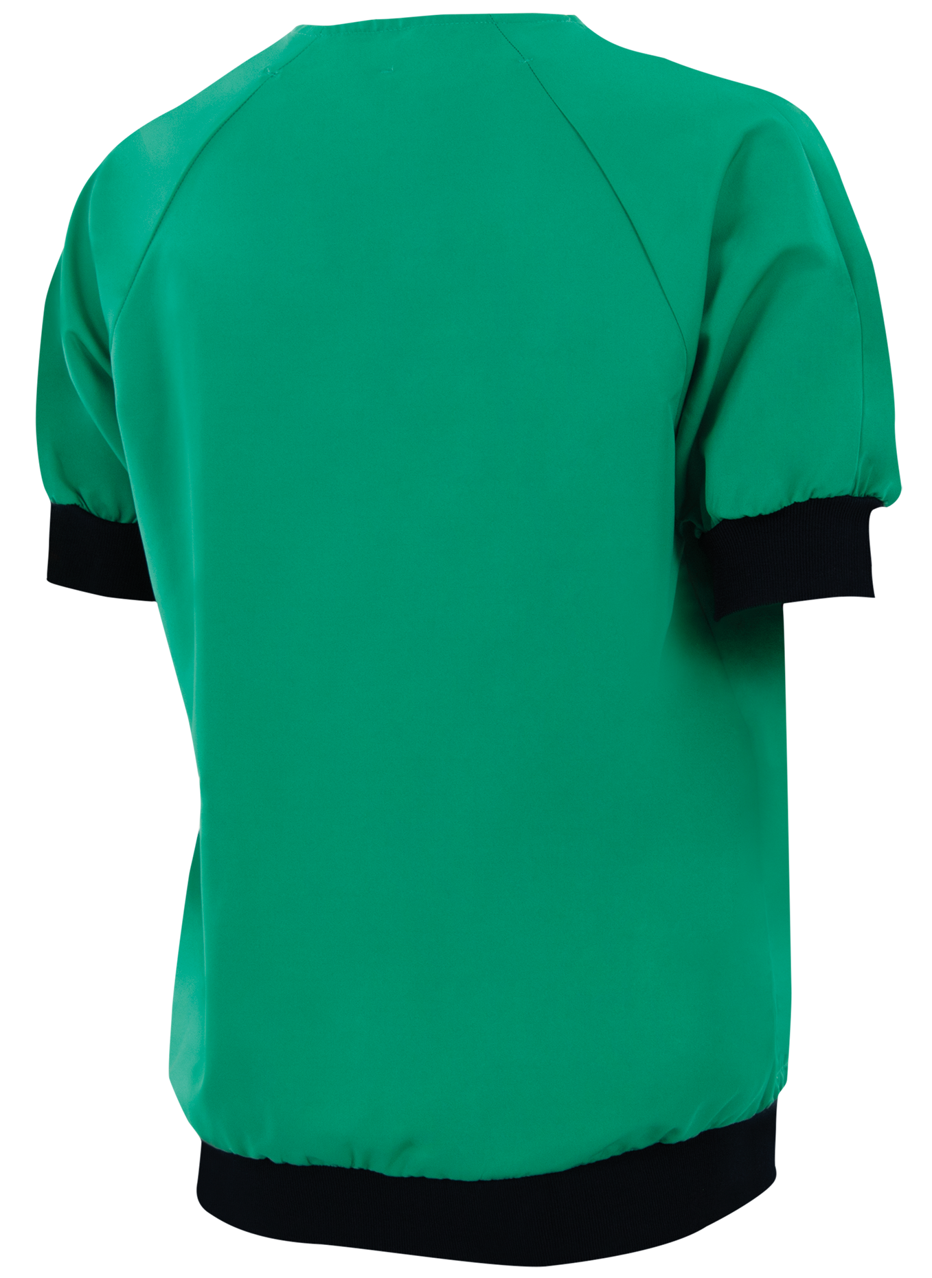 Alsico OK jack Andreas, diep groen met zwarte elastische boorden, comfortabel materiaal.