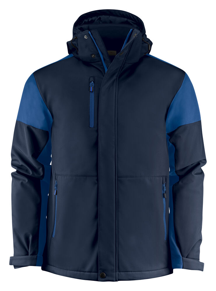 Prime Padded Softshell Jas Heren Marine/Kobalt