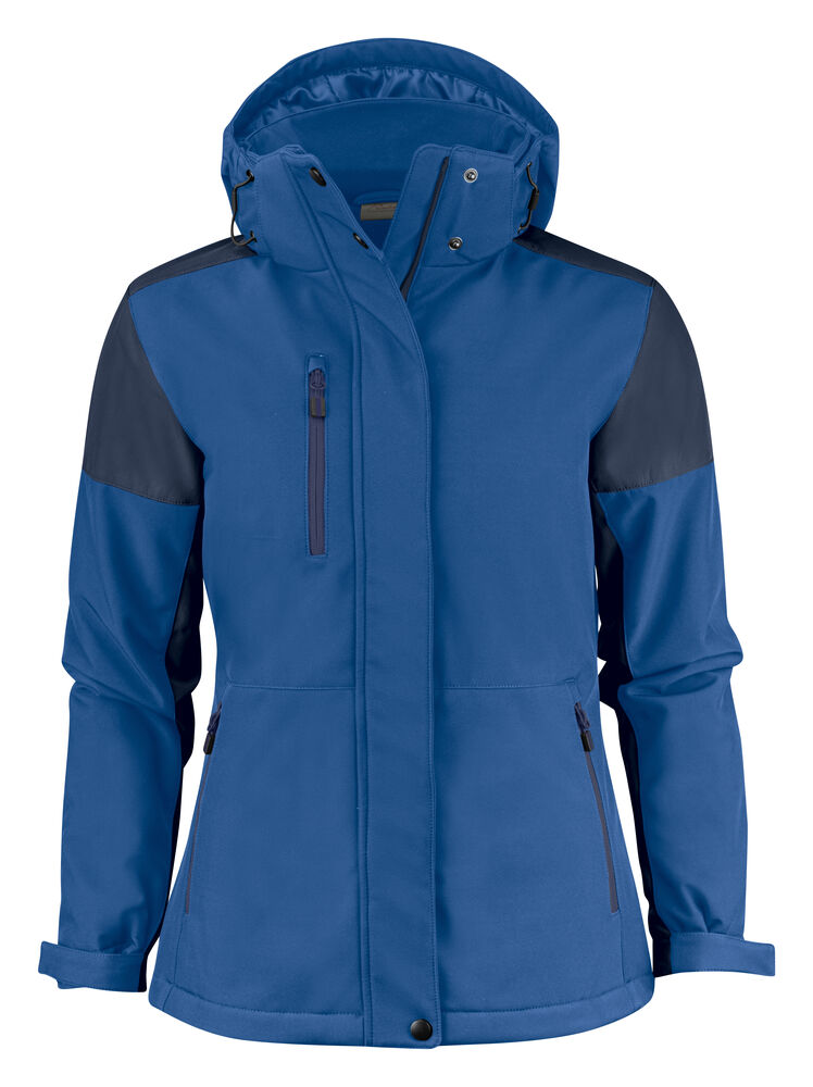 Prime Padded Softshell Jas Dames Kobalt/Marine