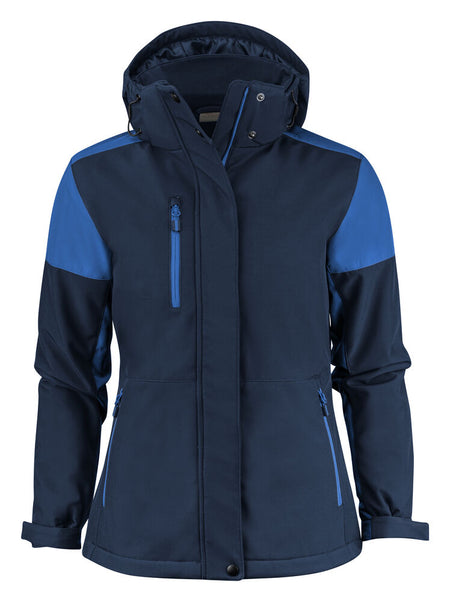 Prime Padded Softshell Jas Dames Marine/Kobalt