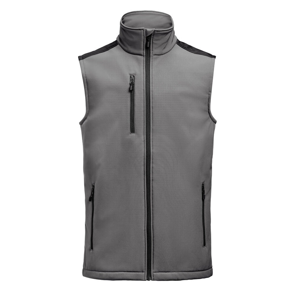 Prime Softshell Bodywarmer Heren Staalgrijs/Zwart