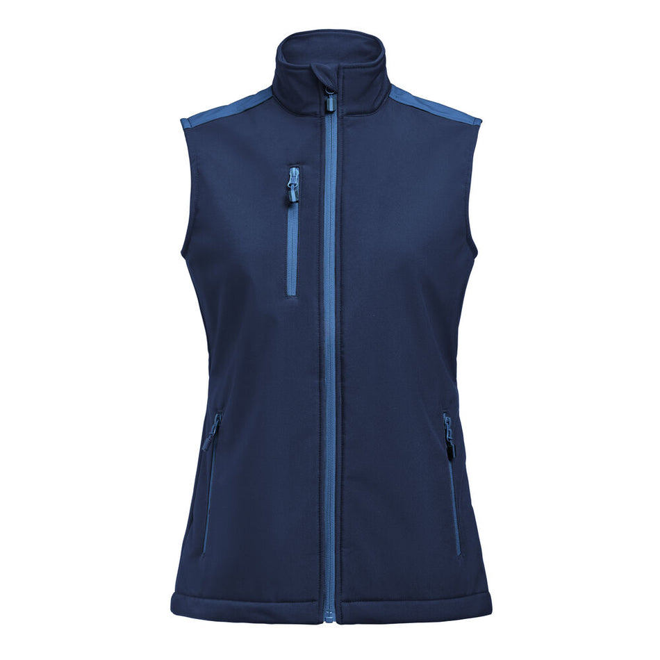 Prime Softshell Bodywarmer Dames Marine/Kobalt