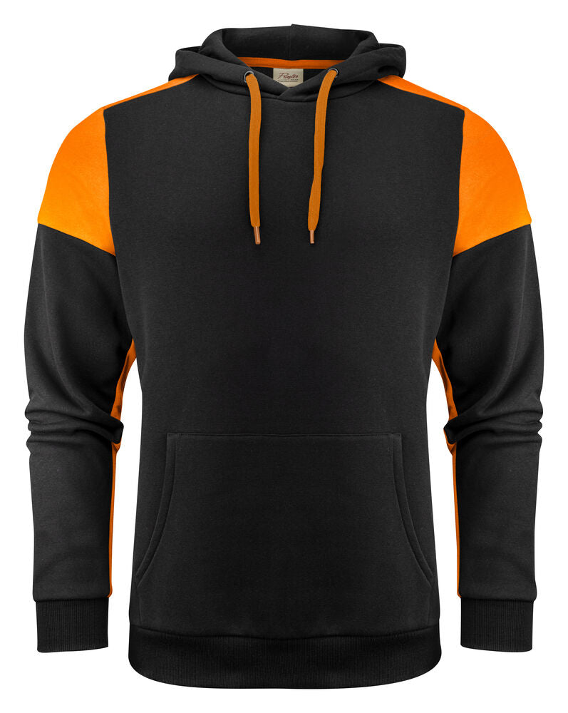 Prime Hoodie Unisex Zwart/Oranje