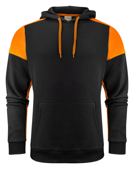 Prime Hoodie Unisex Zwart/Oranje