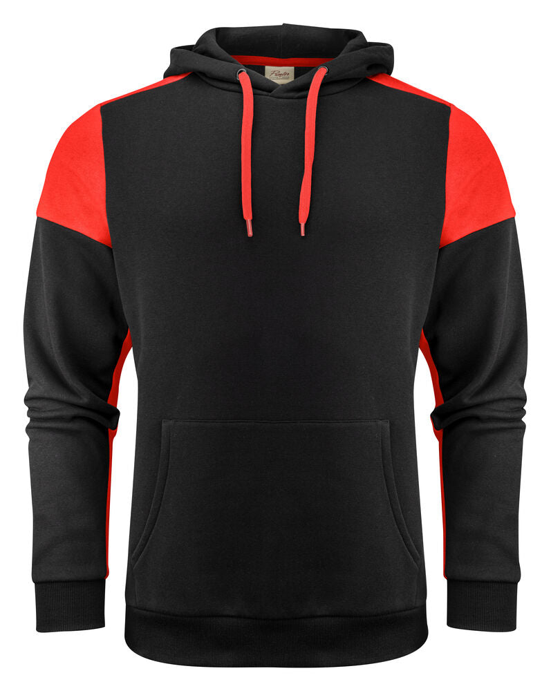 Prime Hoodie Unisex Zwart/Rood