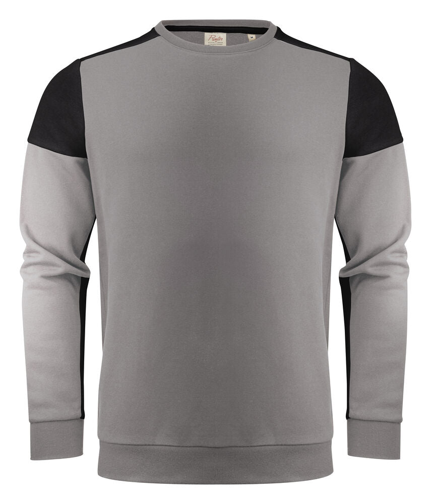 Prime Crewneck Sweater Unisex Staalgrijs/Zwart