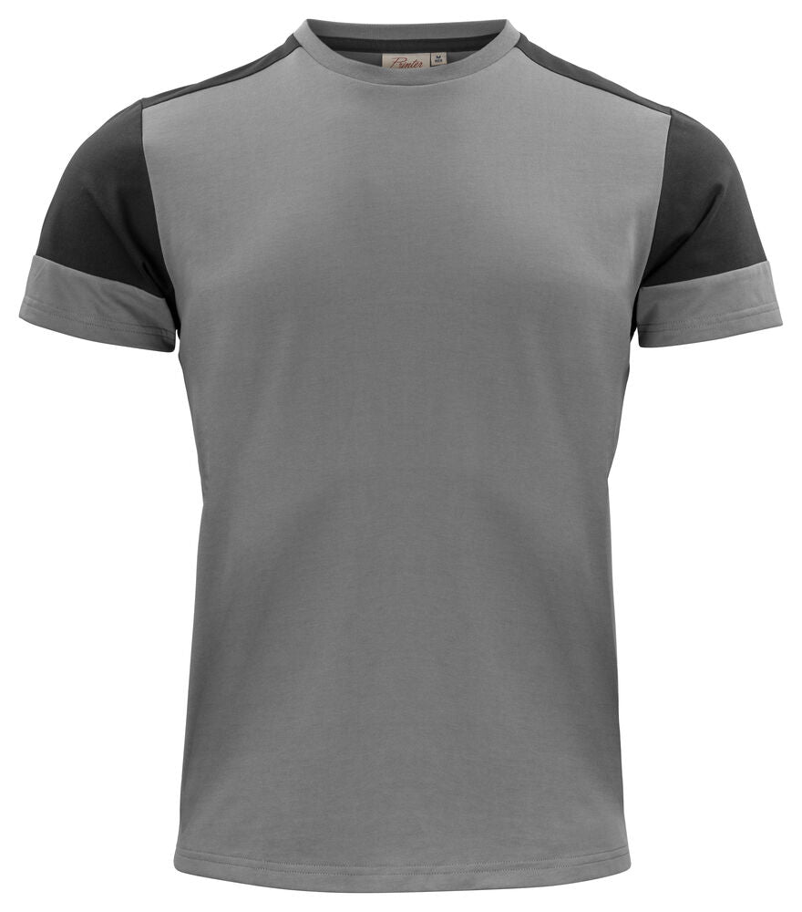 Prime T-Shirt Heren Staalgrijs/Zwart