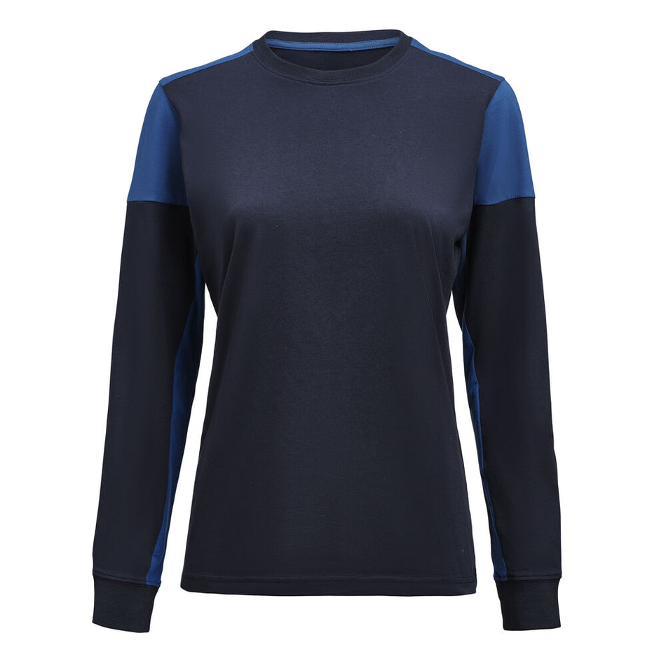 Prime T-shirt Long Sleeve T-shirt Dames Marine/Kobalt