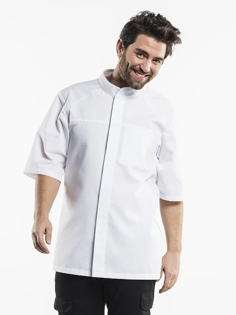 Chaud Devant Koksbuis Salerno SFX White Short Sleeve