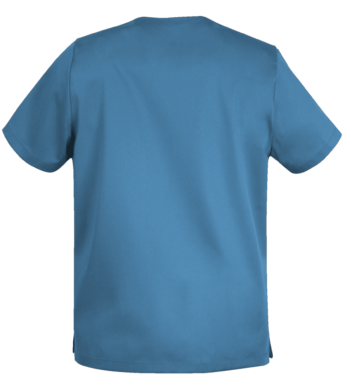 Lichtblauwe De Berkel LEO unisex jack zonder zichtbare zakken of ritsen, eenvoudige en gladde afwerking.