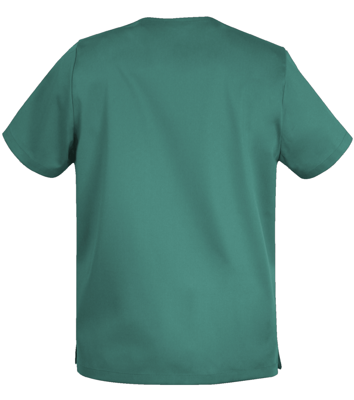 Petrolgroene De Berkel LEO unisex jack zonder zichtbare zakken of ritsen, gladde stof.