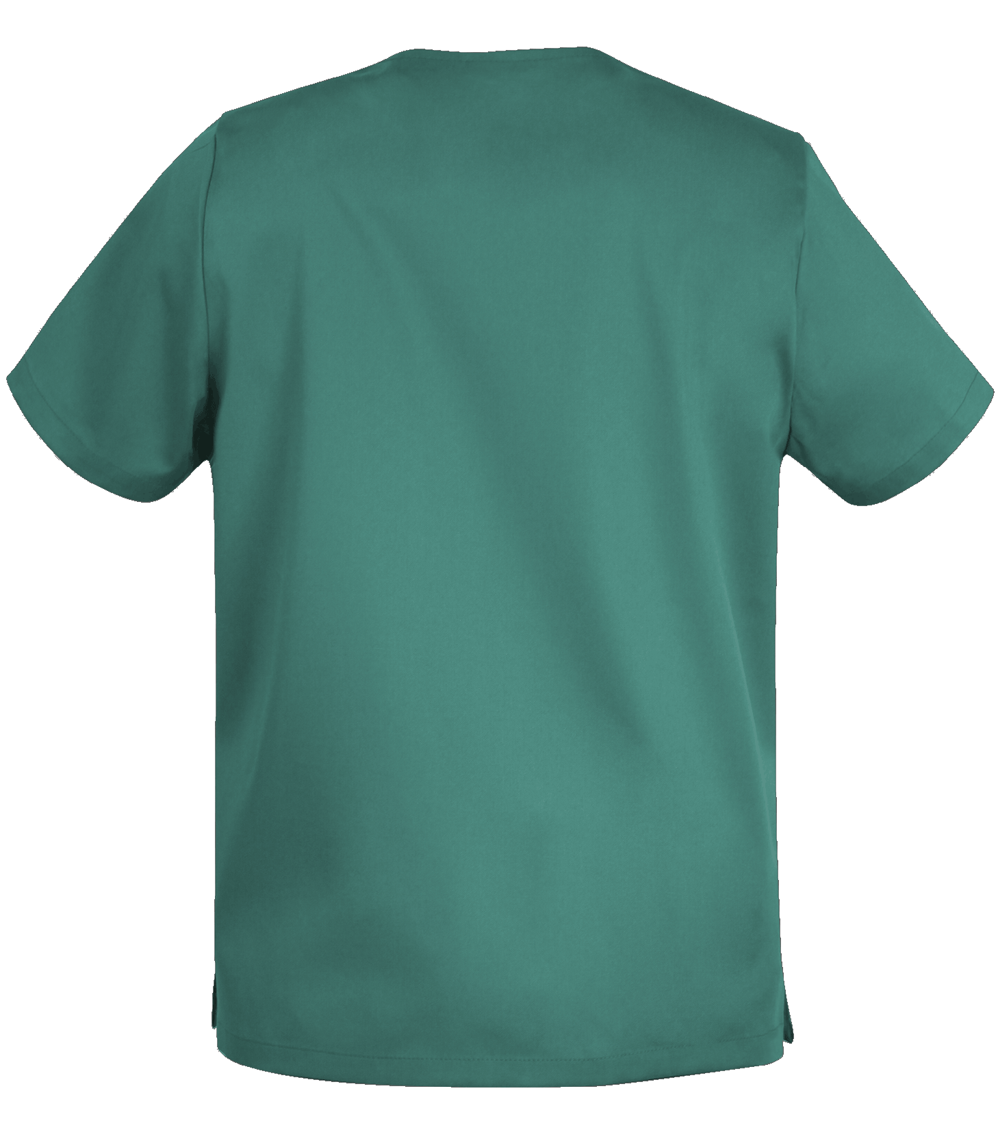 Petrolgroene De Berkel LEO unisex jack zonder zichtbare zakken of ritsen, gladde stof.