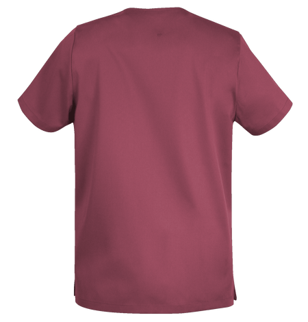 De Berkel MILO unisex hes berry, effen ontwerp, korte mouwen, gladde stof zonder zichtbare details of zakken.