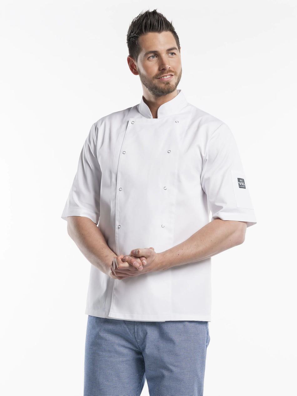 Chaud Devant Koksbuis Hilton Poco White Short Sleeve