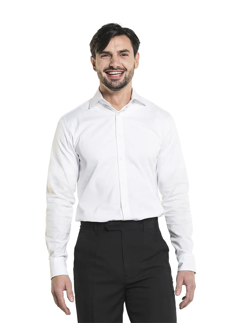 Chaud Devant Overhemd Men White Stretch