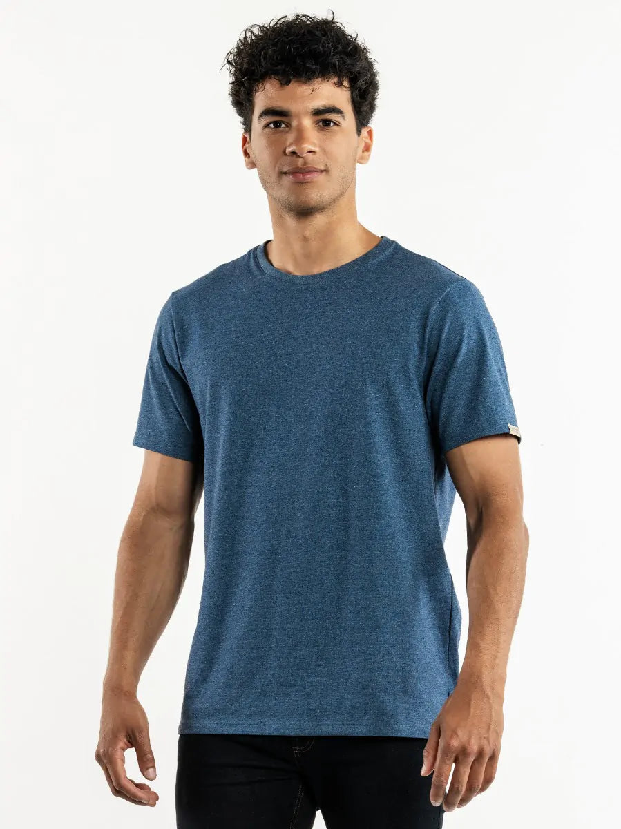 Chaud Devant T-shirt Ronda Blue Melee