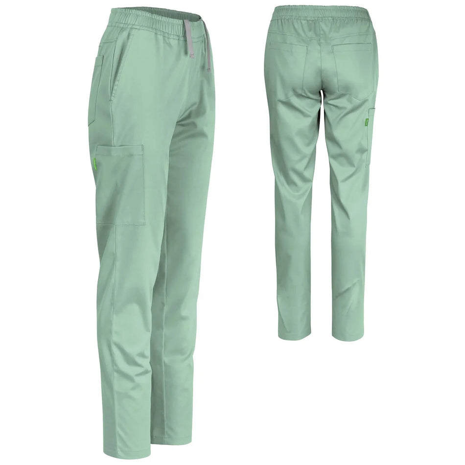 De Berkel LYNN Dames casual broek lichtgroen