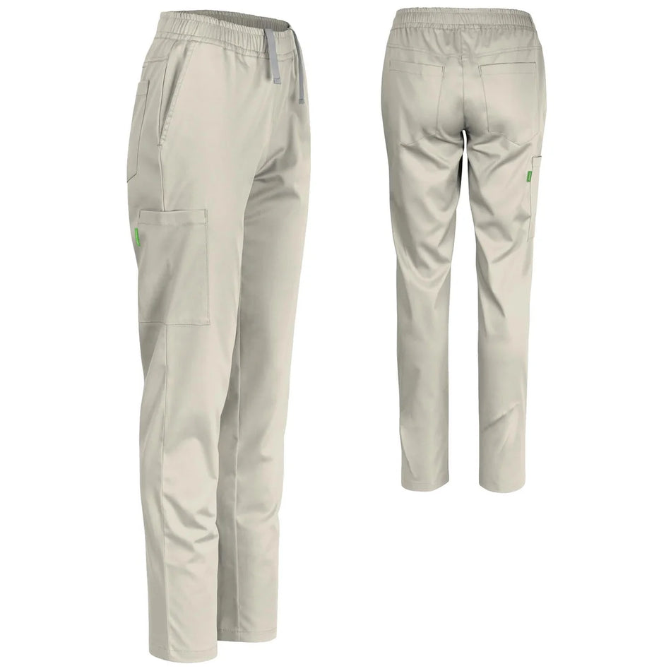 De Berkel LYNN Dames casual broek lichtbeige