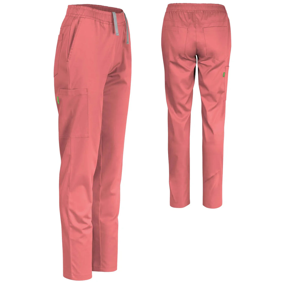 De Berkel LYNN Dames casual broek koraal