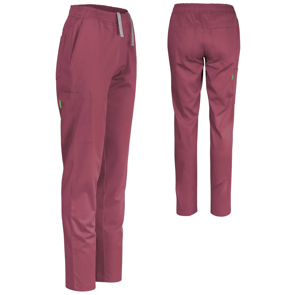 De Berkel LYNN Dames casual broek berry