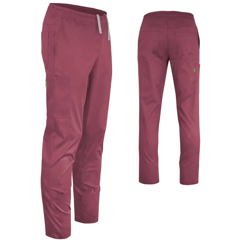 De Berkel LYAN Heren casual broek berry