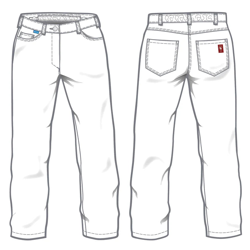 Zwarte De Berkel HIDDA damesbroek met 5 zakken, knoop- en ritssluiting, katoenmix, getailleerde pasvorm.