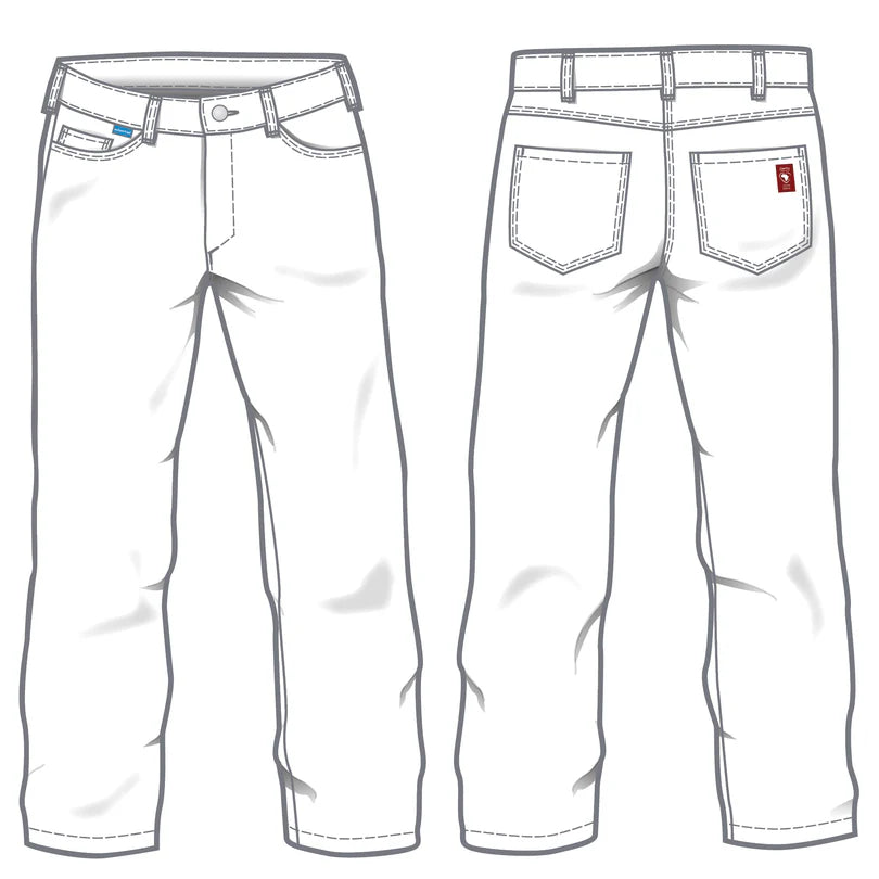 Zwarte De Berkel HILMAR herenbroek met 5 zakken, rechte pijpen, knoopsluiting en stevige stiksels.