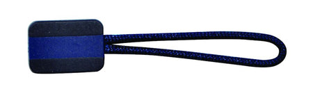 Zwarte en blauwe reinkebedrijfskleding Zipper Puller met stevige lus en rechthoekige grip, set van vier.