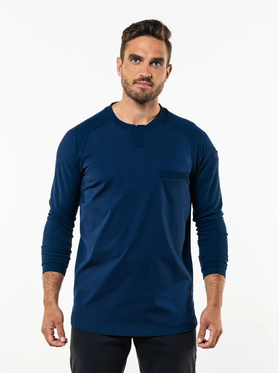 Chaud Devant Koksbuis T-shirt Valente UFX Navy LS