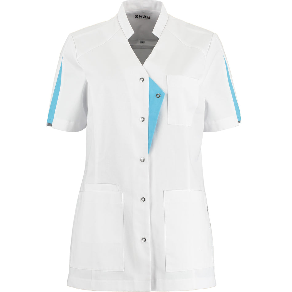 Damesjack SHAE Care Isla Premium Wit/Blauw