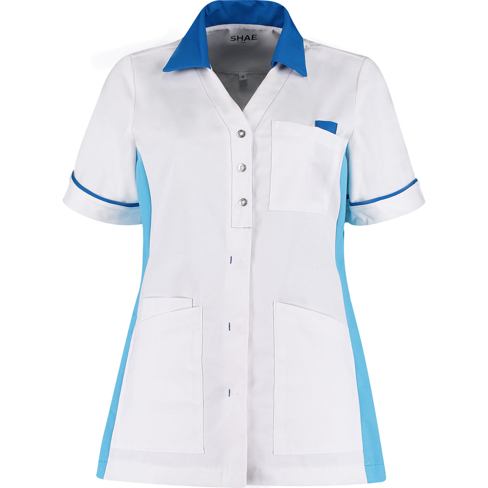 Damesjack SHAE Care Emma Comfort Wit/Blauw