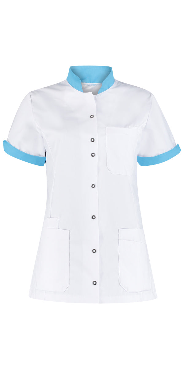 Damesjack Haen Mila wit/magic azur