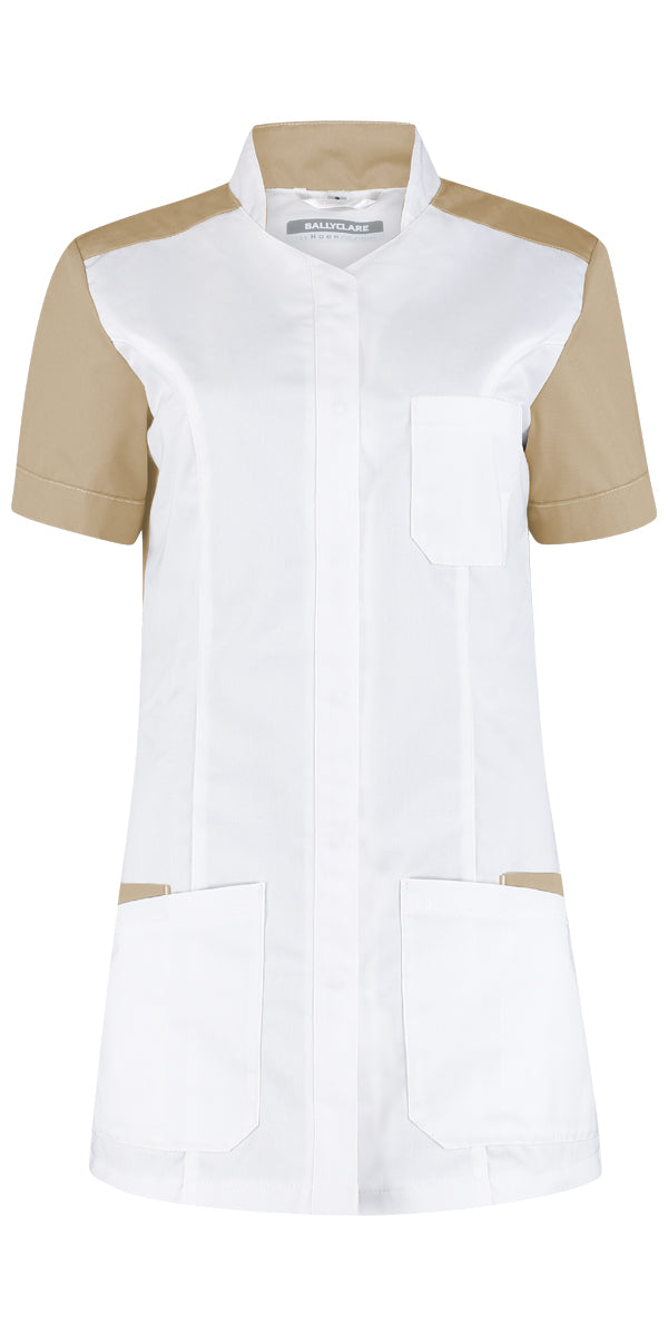 Damesjack Haen Terra wit/ khaki