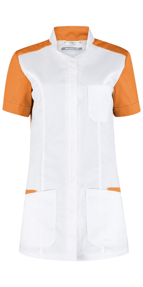 Damesjack Haen Terra wit/ warm oranje