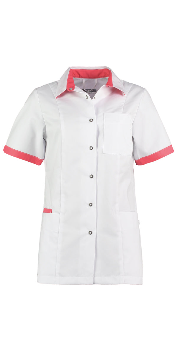 Damesjack Haen Fijke wit/ orient pink