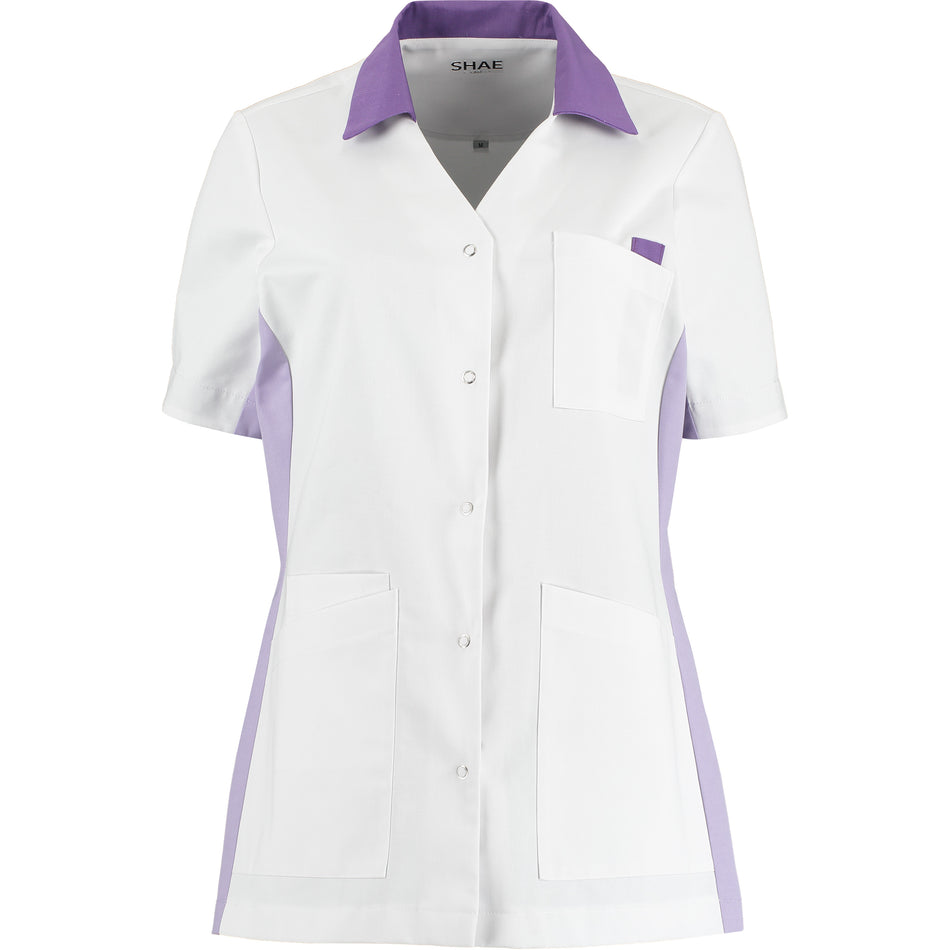Damesjack SHAE Care Luna Basic Wit/Lila/Paars