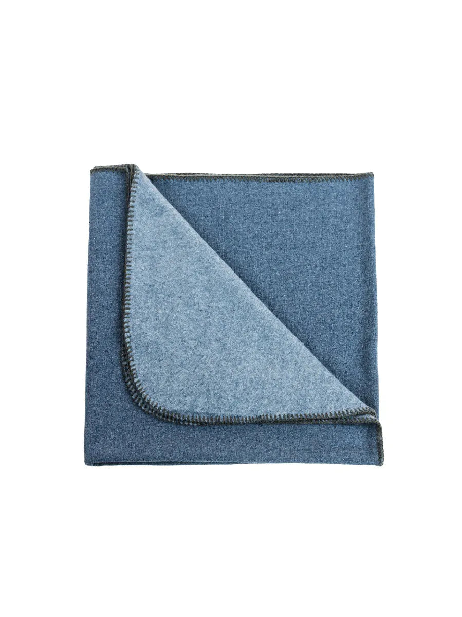 Chaud Devant Plaid Suave Blue Melee